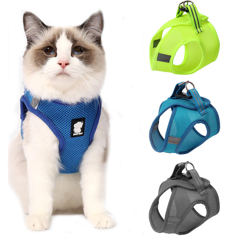 Anti-Strike Cat Harness – Adjustable Outdoor Walking Vest