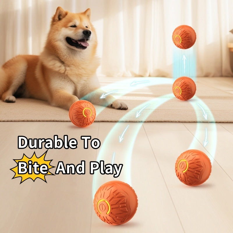 Electric Jumping Ball for Dogs- Interactive Dog Training Ball with LED Light
