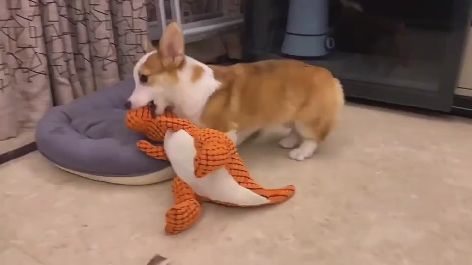 Dinosaur Dog Toy Chew Toys for Large Dogs, Interactive Dog Toys